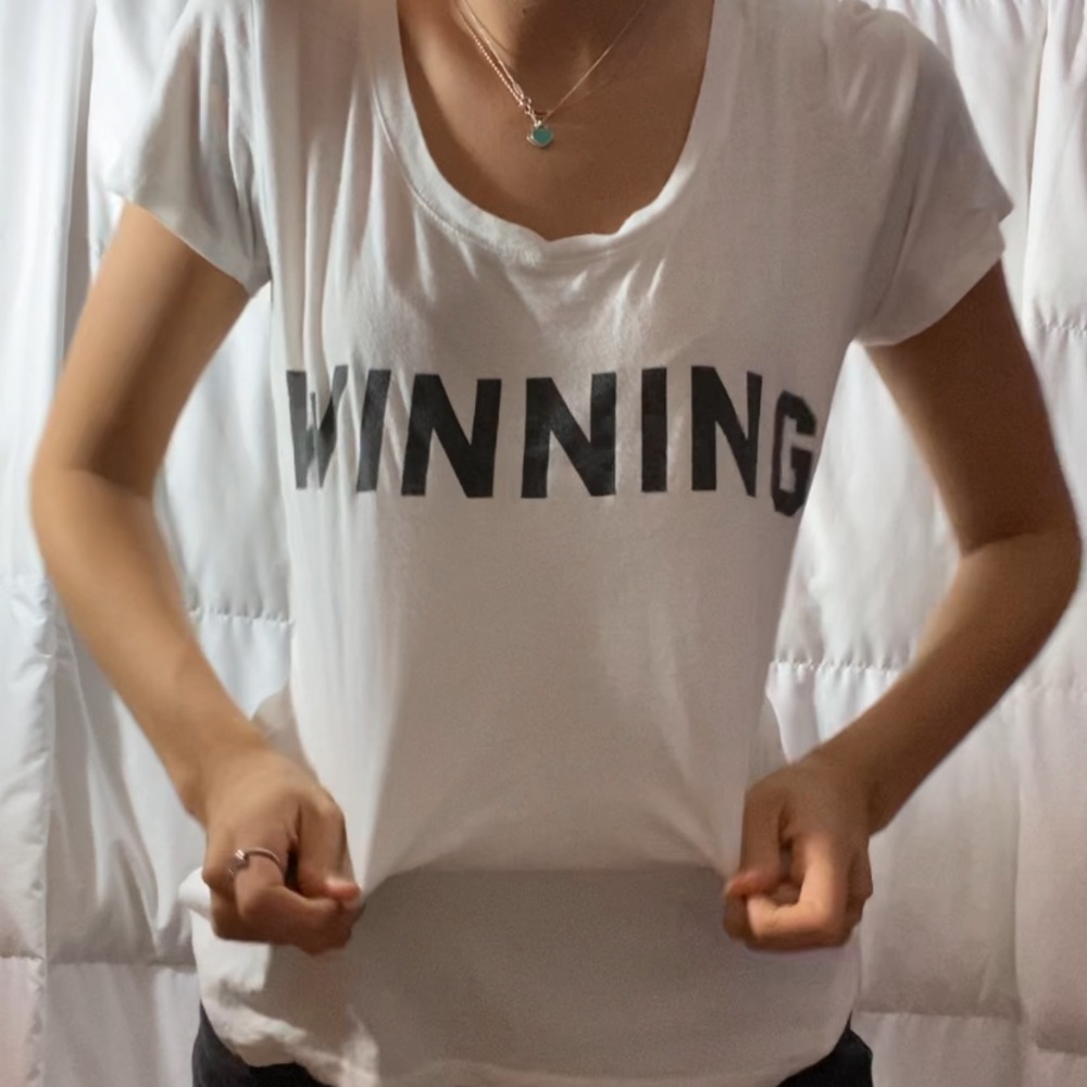 White Graphic T shirt